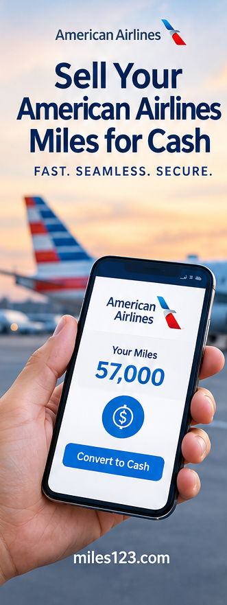 Sell airline miles for cash